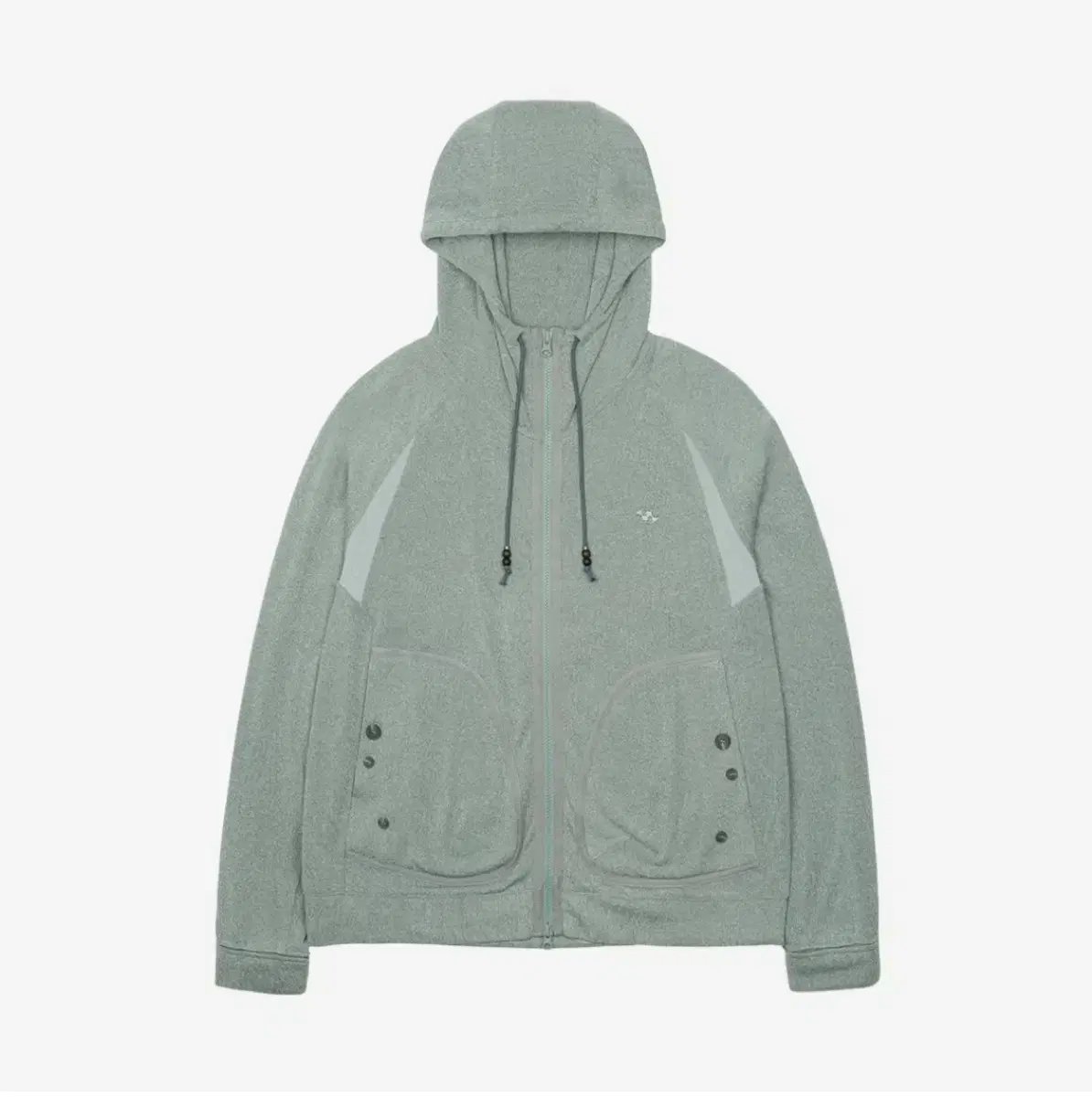 SANSANGEAR 24AW RIBBED Hoodie Knit KHAKI 2] Sansan Gear Kappa Knit